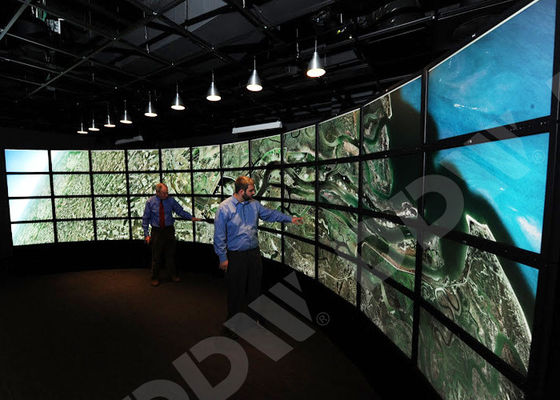 Los liendres curvados contraluz llevados de la pantalla de vídeo 500 emergen monitor fino antideslumbrante del bisel de LG