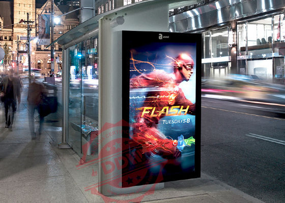 Pantalla FHD de 65' Sinalización digital al aire libre Sistema operativo Android Red Control WIFI DDW-AD6501SNO