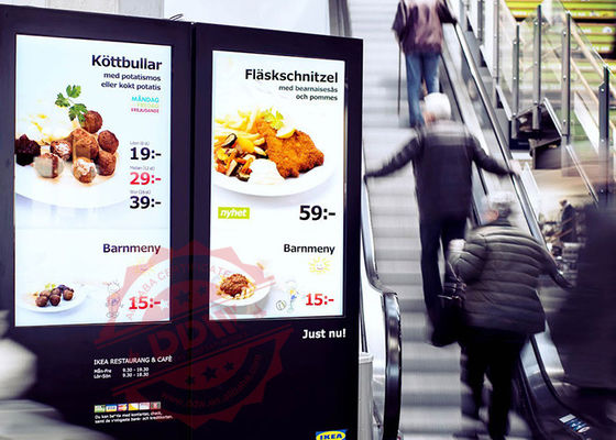 Pantalla de alta luminosidad LCD LED de pantalla de señalización digital 480P / 720P DDW-AD4901S 1920x1080