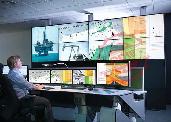 el videowall comercial del centro de operaciones de la pantalla de 55 pulgadas de ancho exhibe el interfaz de señal de HDMI DVI VGA DDW-LW550HN14