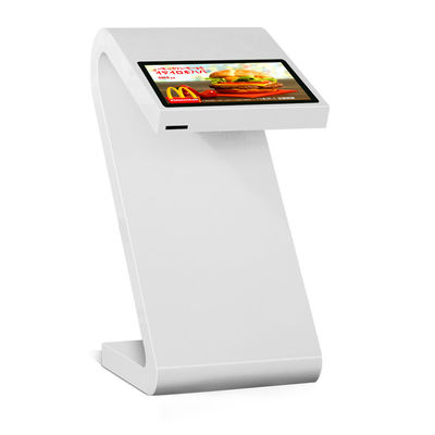 Quioscos interactivos interiores del ordenador del indicador digital del lcd de la pantalla táctil del marco de la PC de la situación del piso del wifi de la pantalla táctil