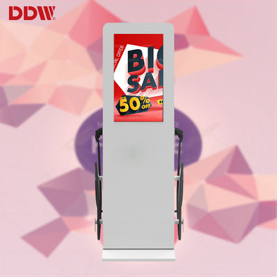 65 pulgadas Lcd Fhd modificaron las estaciones de carga para requisitos particulares públicas del autobús/del coche del quiosco del servicio del uno mismo DDW-AD6501S