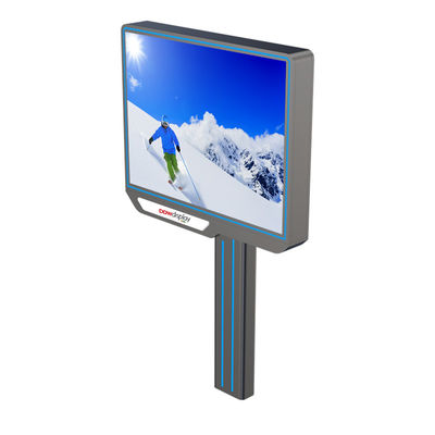 Fácil instalación de acero P6 de exterior impermeable tableros de anuncios de carretera electrónica digital