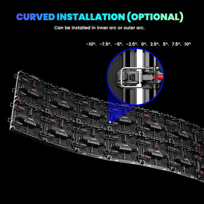 7680hz impermeable p1.56 p3.91 p2.6 p2.97 p2.604 p2.976 pantalla LED de alquiler de escenario de vídeo de pared