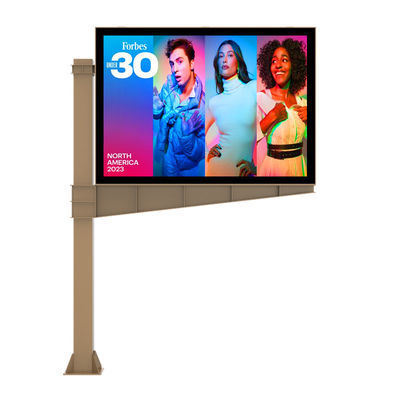 Diseño personalizado de gama alta 8000nits P6 IP65 LED pantalla de pantalla digital de dos lados cartelera publicitaria exterior