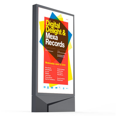 IP65 resistente al agua P4 P5 P6 P8 P10 10000nits mupi digital exterior interior LED de señalización digital