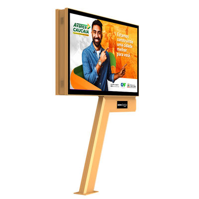 Diseño de gama alta 8000nits p6 Pantalla frontal IP65 de acero con LED, cartelera de publicidad exterior impermeable