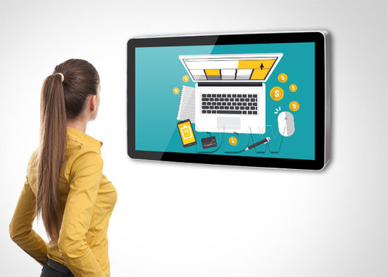 Tipo retroiluminado interactivo de la pantalla táctil WLED de la hospitalidad del banco de escuela de WIFI