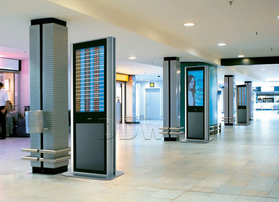 Tótem 42" de la exhibición de StandaloneStretched LCD WLED interactivo hecho excursionismo con software