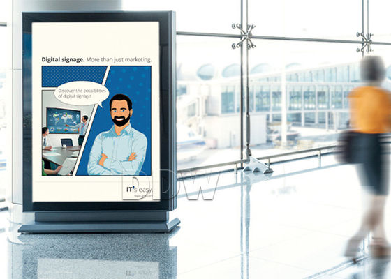 Señalización 1920x1080 DDW-AD8201SN del Lcd Digital de la versión de la industria para los grandes almacenes grandes