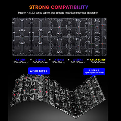 Display LED de alquiler de escenarios P4.81 profesional con gabinete de aluminio fundido a presión para alquiler