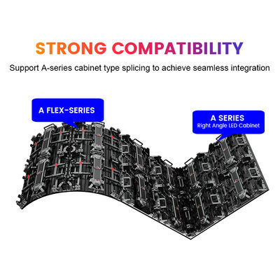 Display LED de alquiler de escenarios P3.91 SMD2020 de interior 700 nits 500*500 Aluminio de fundición a presión 14Bit 60Hz/50Hz 3840 1/16s AC100-240V 50/60