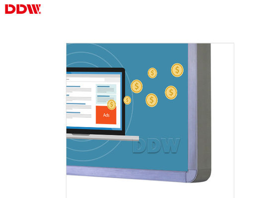 Exhibición transparente 32" del LCD señalización Shell externo de Digitaces Shinning el módulo negro de Wifi 3g/4g de la red