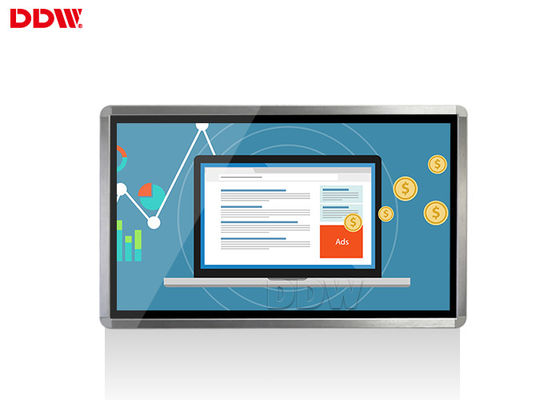 Exhibición transparente 32" del LCD señalización Shell externo de Digitaces Shinning el módulo negro de Wifi 3g/4g de la red