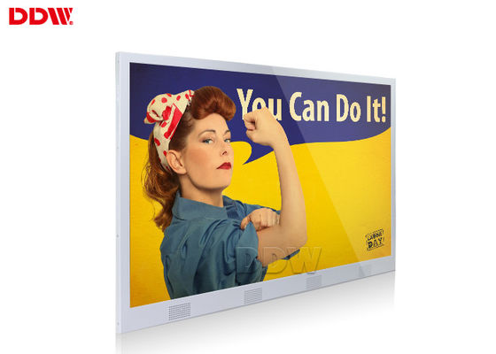 Tótem montado en la pared de la exhibición de la publicidad de la pantalla táctil multi del punto/43" horizontal DDW-AD4301WN
