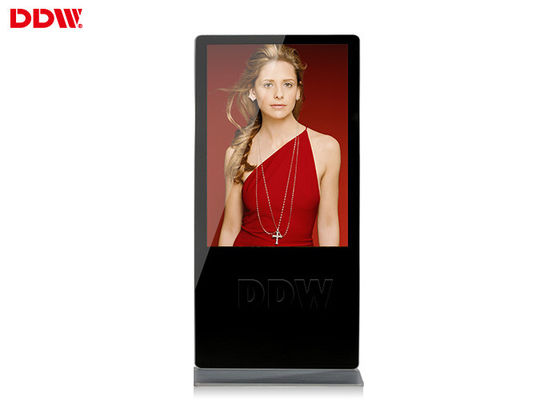 65 pulgadas 500cd/señalización digital sola del soporte del m2, pantalla de la publicidad del Lcd de los varios idiomas
