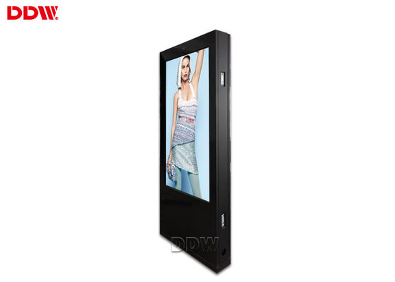 Exhibición interior lateral doble de la señalización de Digitaces FCC de 98 pulgadas/certificado DDW-AD9801S de RoHS