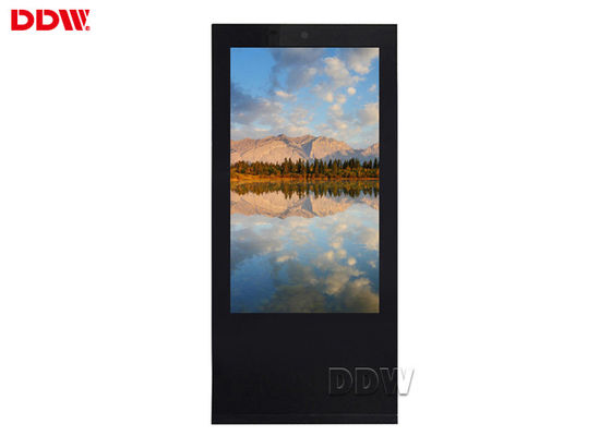 Exhibición interior lateral doble de la señalización de Digitaces FCC de 98 pulgadas/certificado DDW-AD9801S de RoHS