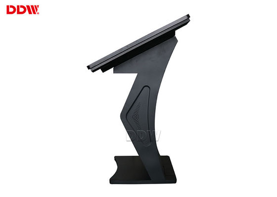 Exhibición interior de la publicidad de la pantalla táctil del lcd del soporte del piso de LG Windows 43 de la pulgada 10points de la fábrica del quiosco capacitivo caliente del tacto