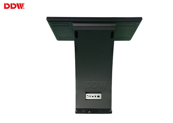 Exhibición interior de la publicidad de la pantalla táctil del lcd del soporte del piso de LG Windows 43 de la pulgada 10points de la fábrica del quiosco capacitivo caliente del tacto