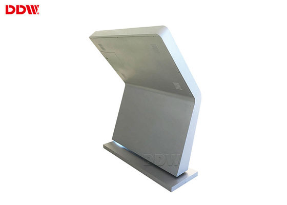 DDW modificó 49 el quiosco de la pantalla táctil para requisitos particulares del lcd del soporte del piso de la pulgada 500cd/m2 para el centro comercial DDW-AD4901TK