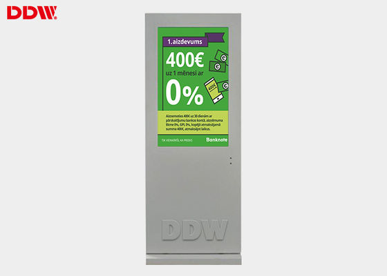 Kiosco de señalización digital de alta luminosidad LCD de 49 pulgadas, con señales de 360W DDW-AD4901S