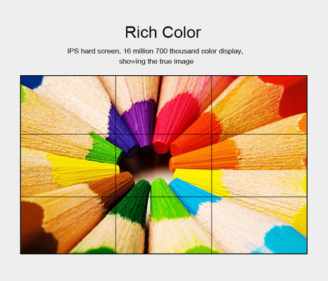 FCC LG ayuda de señal HDMI estrecha estupenda de la pantalla del bisel IPS de la pared video del LCD de 55 pulgadas