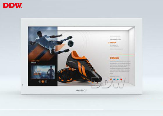 Pantalla de monitor transparente de 700 liendres 42 ángel visible del sistema 178° de Android de la pulgada