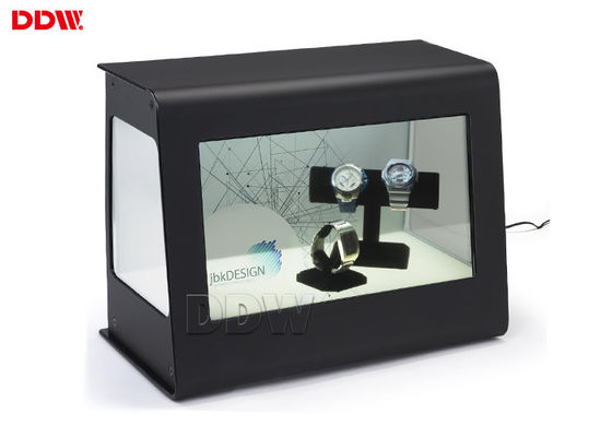 Los cosméticos almacenan el quiosco transparente de la exhibición del LCD de 43 pulgadas con 6 puntos del tacto del IR