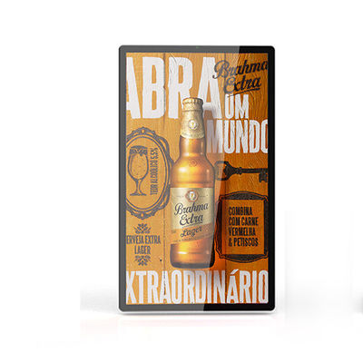 3500 señalización montada en la pared de los liendres IP66 3840*2160 Lcd