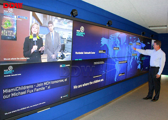 Pared video interactiva del buen efecto de Vision con el bisel ultra estrecho 1.7m m