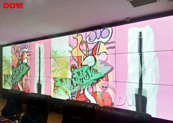 Exhibiciones de pared video inconsútiles horizontales/pantalla de visualización multi de pared del LCD