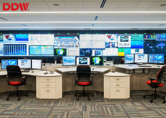 Pared video del monitor de control RS232, exhibición de pared video del LCD del bisel fino