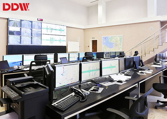 Pared video de la sala de control inconsútil/exhibición de pared multi del vídeo de la pantalla 55