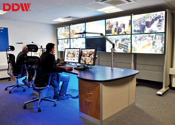 Soporte video del piso de la pared del sistema CCTV de la retroiluminación LED interior y semi al aire libre