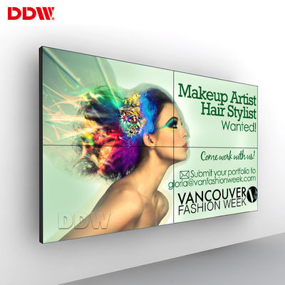 la exhibición de pared video de 2x2 55 LCD HDMI VGA DVI señala la frecuencia de actualización 60Hz del panel de Samsung