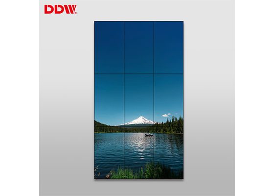 Haciendo publicidad de la pared video de la pantalla multi, el LCD Frameless exhibe fans de poco ruido