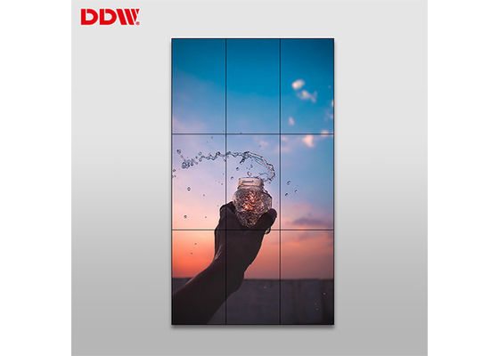 Exhibición de pared video del LCD del alto brillo para el sitio del centro financiero/de la seguridad