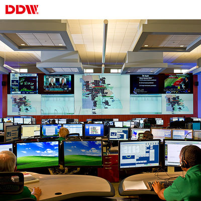 Regulador video 4k de la pared de VGA del control del IP RS232 con la intensidad del color del software 32bit/Pixel