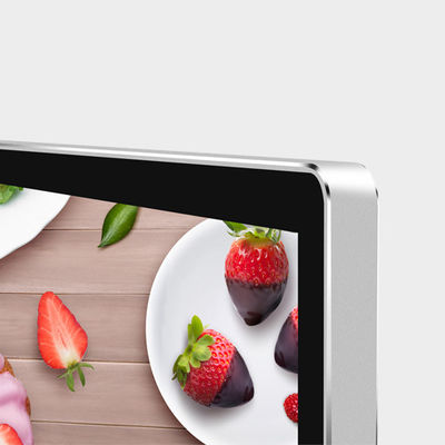 Señalización derecha 55" de Digitaces de la pantalla táctil del piso de Android tacto multi capacitivo tamaño pequeño