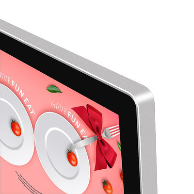 tarjeta del Sd de 22 de la pulgada de Digitaces pantallas de la señalización o puerto de Usb, exhibición DDW-AD2201W del tótem del monitor de la pantalla táctil