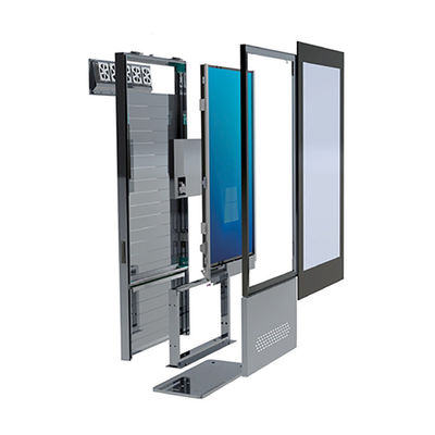 65 pulgadas de aluminio exterior de alta luminosidad señalización digital