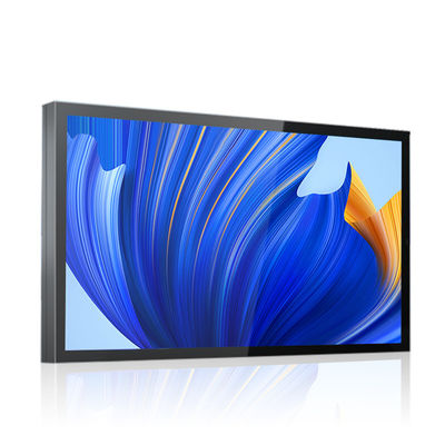 43 pulgadas de al aire libre toda la señalización montada en la pared de aluminio de Digitaces del alto brillo