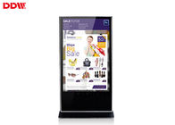 84 Inch 4K floor standing Lcd Advertising Player , Floor Stand Digital Signage Display Screen Advertising DDW-AD8401S