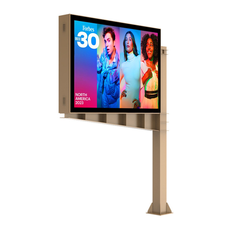 Diseño personalizado de gama alta 8000nits P6 IP65 LED pantalla de pantalla digital de dos lados cartelera publicitaria exterior