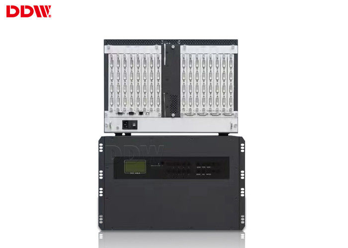 High brightness lcd screen video wall matrix controller support 12 intput 12 output mall management center  DDW-VPH212