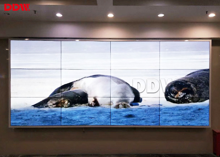 Bisel ultra estrecho video comercial 700nits de la pulgada 1.7m m de la pared 46 del supermercado