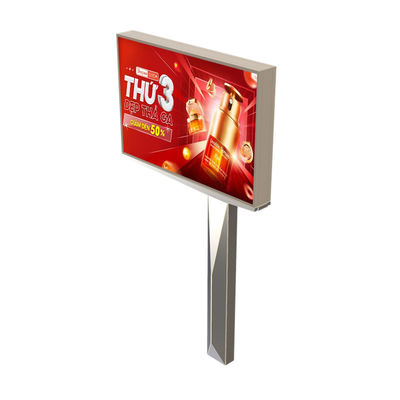 Fácil instalación de pantalla digital de acero con pantalla LED P 6 de anuncios publicitarios