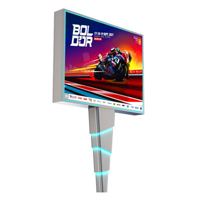 Diseño personalizado de alta gama 8000nits de acero p6 impermeable IP65 digital de la publicidad exterior para la publicidad