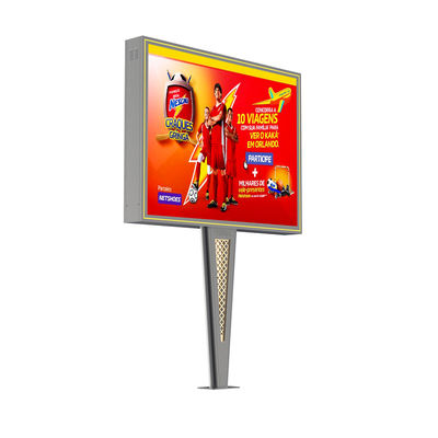 Alto brillo 8000 nits IP65 p6 LED pantalla de pantalla digital de dos lados cartelera de publicidad exterior